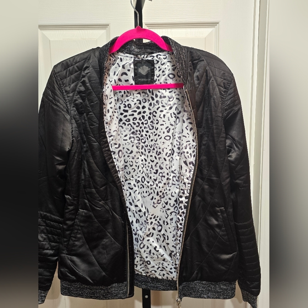 Harley-Davidson Quilted Bomber Jacket - Picture 8 of 10